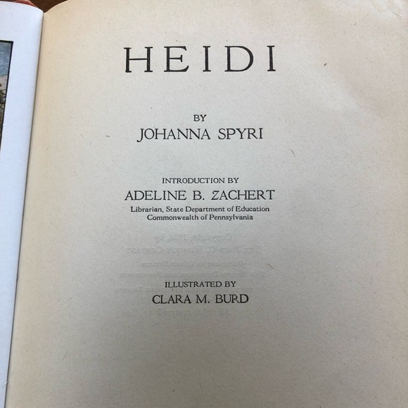 vintage copy of the classic children's book Heidi by Johanna Spyri. - Picture 6 of 11
